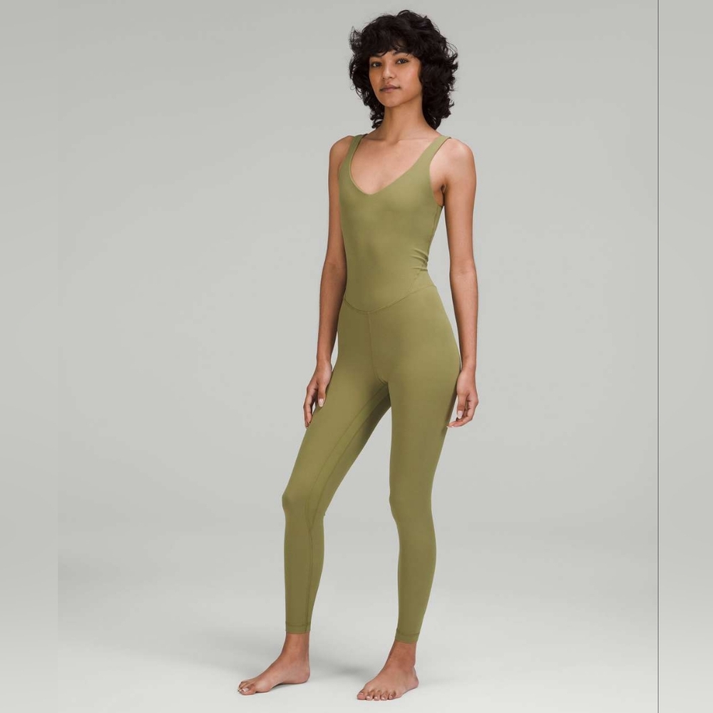 Lululemon Align Bodysuite. BRONZE GREEN. SIZE 8